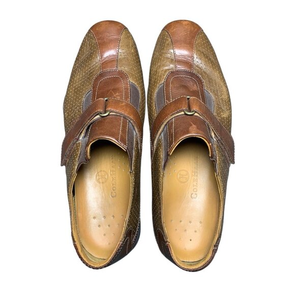 COLE HAAN Mens Casual Dress Shoes Brown Leather Sport Sneakers Size 9M - Picture 2 of 7